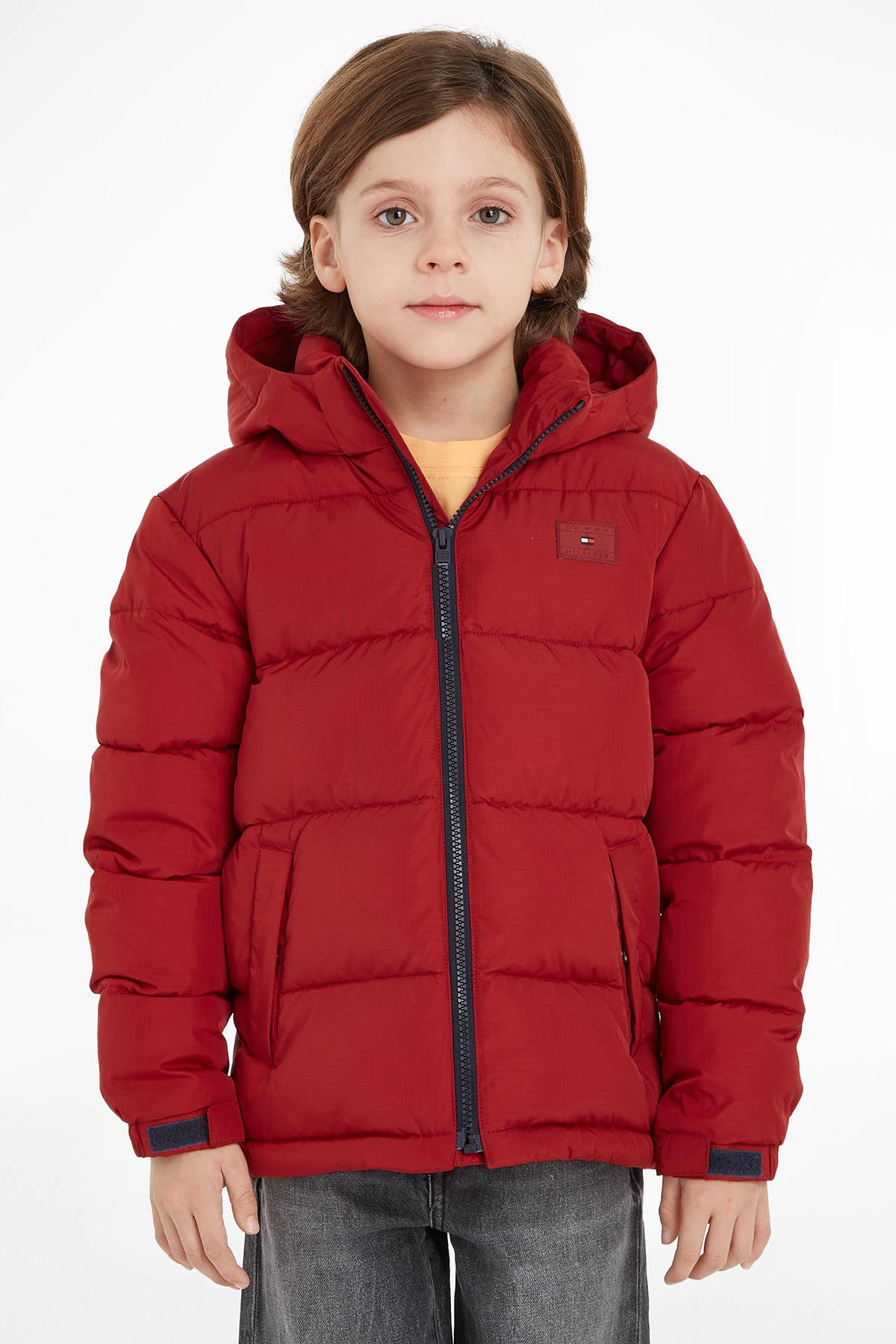 Down Jacket Tommy Hilfiger Rode Jas Tommy Hilfiger Jas 176 Tommy