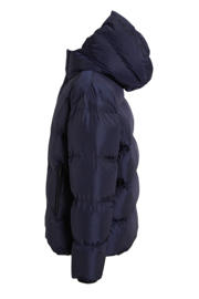 thumbnail: Dsquared gewatteerde winterjas met logo donkerblauw