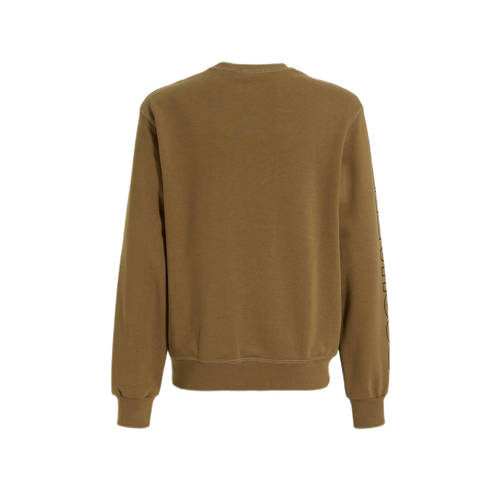 Dsquared sweater lichtbruin Effen 140 | Sweater van