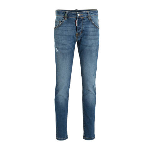 Dsquared slim fit jeans Cool guy dq1 Blauw Jongens Stretchdenim - 140