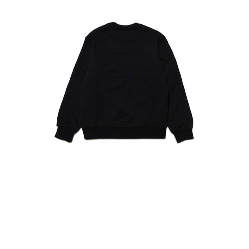 Dsquared sweater met logo zwart Logo 104 | Sweater van