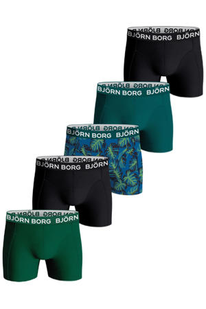   boxershort - set van 5 groen