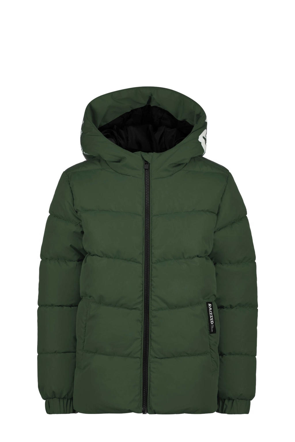 ZSHOW Gewatteerde Winterjas voor Jongens Mid-lang Dikke Mantel Zwart 152-158 ZSHOW Gewatteerde Winterjas voor Jongens Mid-lang Dikke Mantel Zwart 152-158