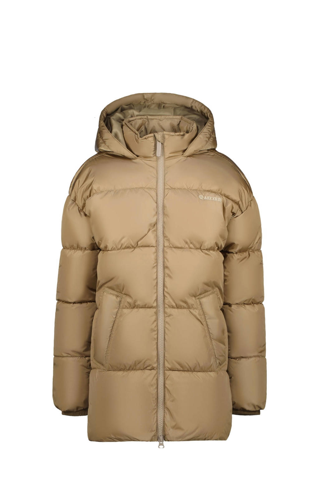 Blauw meisjesjack met capuchon
