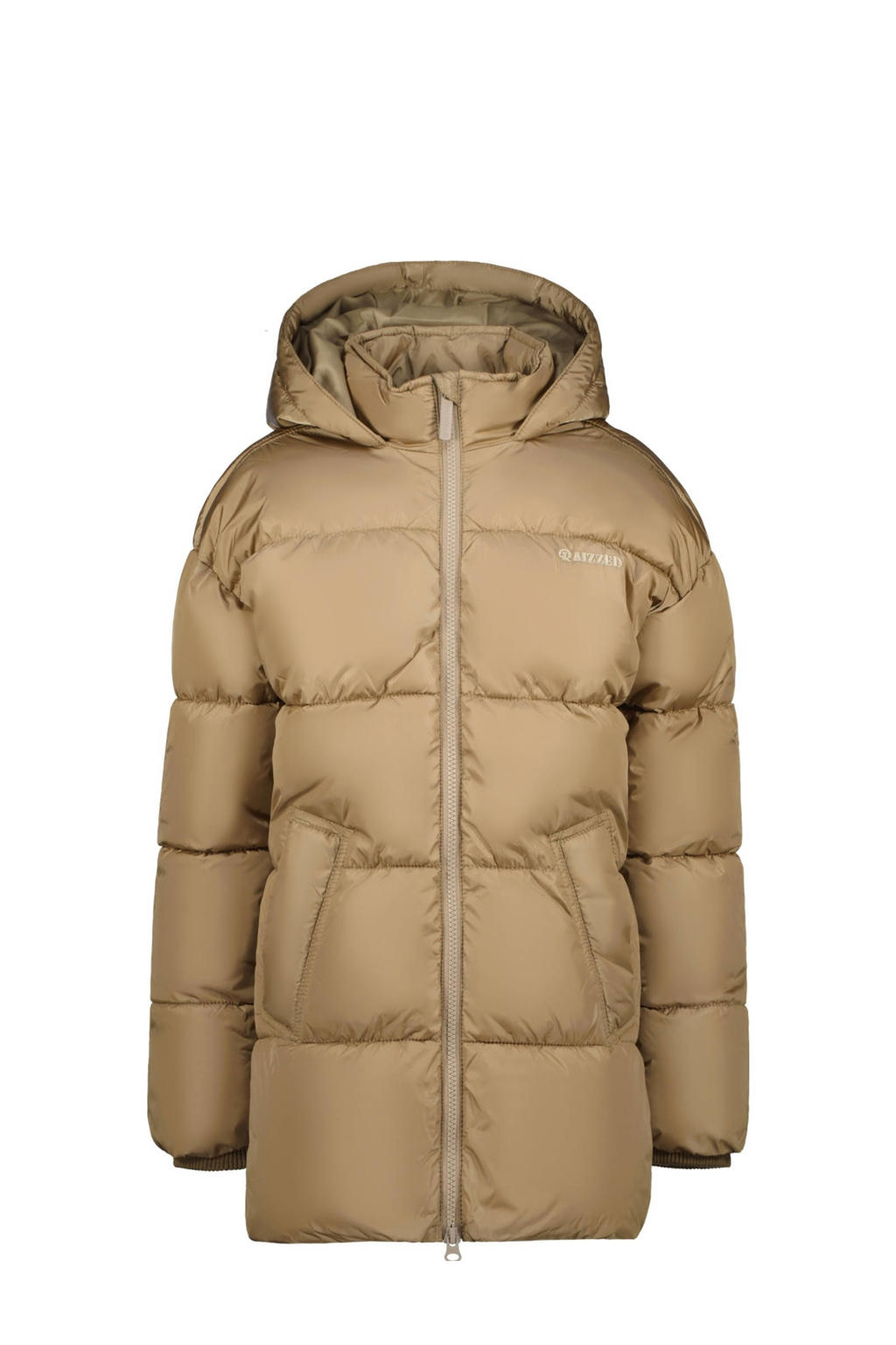 Blauw meisjesjack met capuchon Blauw meisjesjack met capuchon
