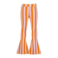 thumbnail: Raizzed gestreepte flared broek Whitley roze/oranje