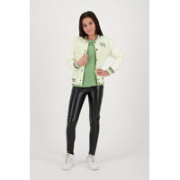 thumbnail: Groene meisjes Raizzed longsleeve Xana van katoen met effen, lange mouwen en ronde hals