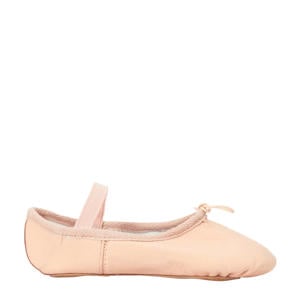 leren balletschoenen roze