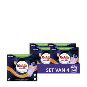 wasmiddeldoekjes Black Velvet - 4 x 16 wasstrips - 64 wasbeurten