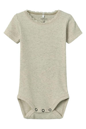 romper NBFKAB met katoen beige