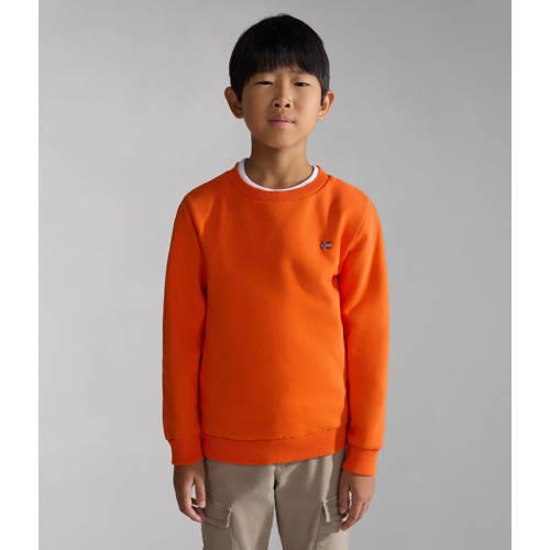 Napapijri sweater K BALIS C 2 oranje Jongens Sweat (duurzaam) Ronde hals 