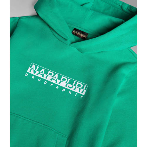 Napapijri hoodie K B-BOX H 1 met logo frisgroen Sweater Logo 164