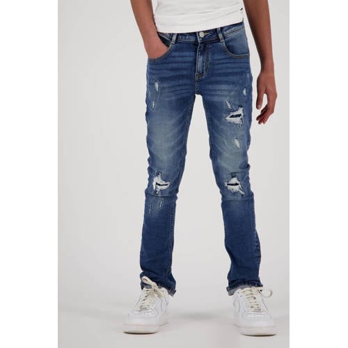 Raizzed slim fit jeans Boston Crafted mid blue stone Blauw Jongens Stretchdenim - 104