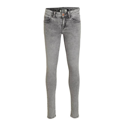 Raizzed high waist super skinny jeans Chelsea light grey stone Grijs Meisjes Stretchdenim