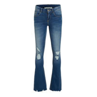 thumbnail: Raizzed high waist flared jeans Melbourne crafted met slijtage dark blue tinted