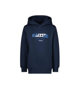 Raizzed hoodie Montfort met logo donkerblauw