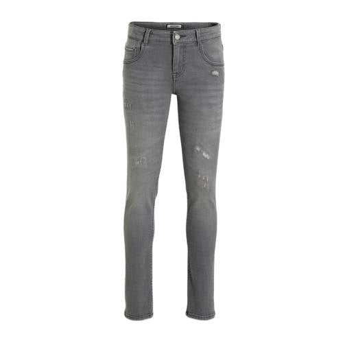 Raizzed skinny jeans Boston crafted mid grey stone Grijs Jongens Stretchdenim 