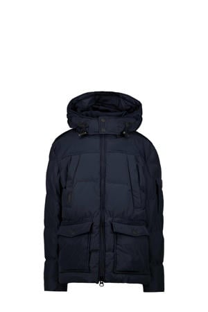 gewatteerde winterjas OTIS donkerblauw