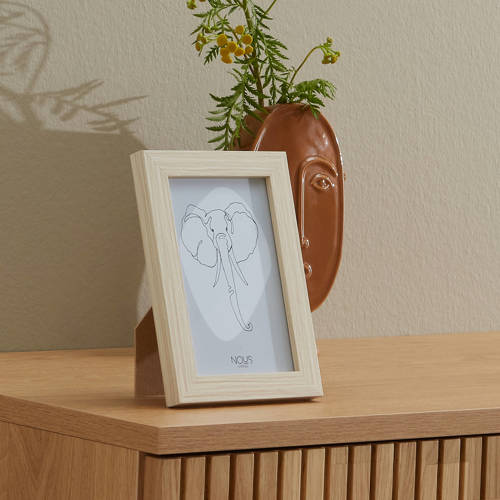 NOUS Living fotolijst Sam (10x15 cm) Ecru | Fotolijst van NOUS Living afbeelding