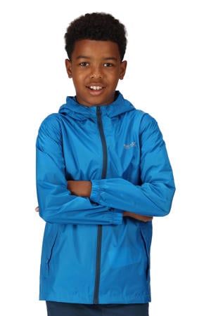 kids regenjas Pack It Jacket III kobaltblauw