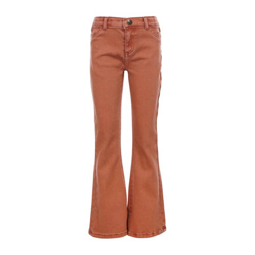 LOOXS little flared jeans terra Oranje Meisjes Stretchdenim Effen - 104