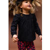 LOOXS little flared broek met hartjes rood/zwart