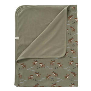 babydeken Deer Olive