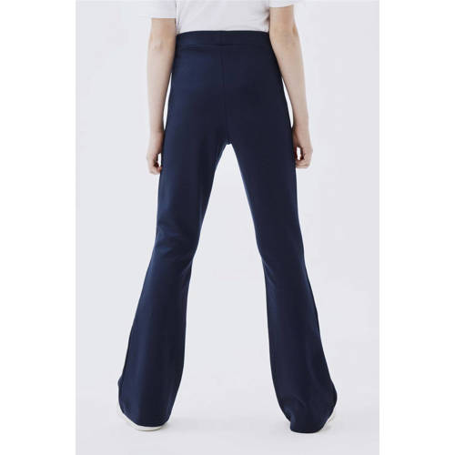 NAME IT KIDS bootcut broek NKFFRIKKALI donkerblauw Meisjes Viscose Effen - maat 146 afbeelding