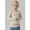 NAME IT MINI ribgebreide longsleeve NMFKAB zand melange