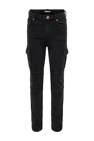slim fit cargobroek KOGMISSOURI zwart