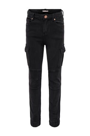 slim fit cargobroek KOGMISSOURI zwart