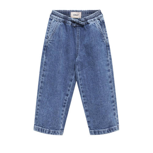 KIDS ONLY MINI wide leg jeans KMGCOMET medium blue denim Blauw Meisjes Stretchdenim