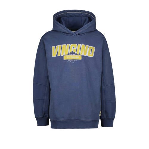 Vingino hoodie Neoh met logo paars Sweater Logo