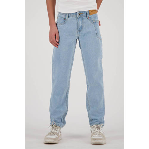 Vingino straight fit jeans Peppe Pocket light vintage Blauw Jongens Denim 
