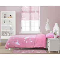 thumbnail: Sleeptime fleece dekbedovertrek 1 persoons (140x220 cm)