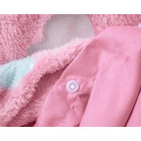 thumbnail: Sleeptime fleece dekbedovertrek 1 persoons (140x220 cm)