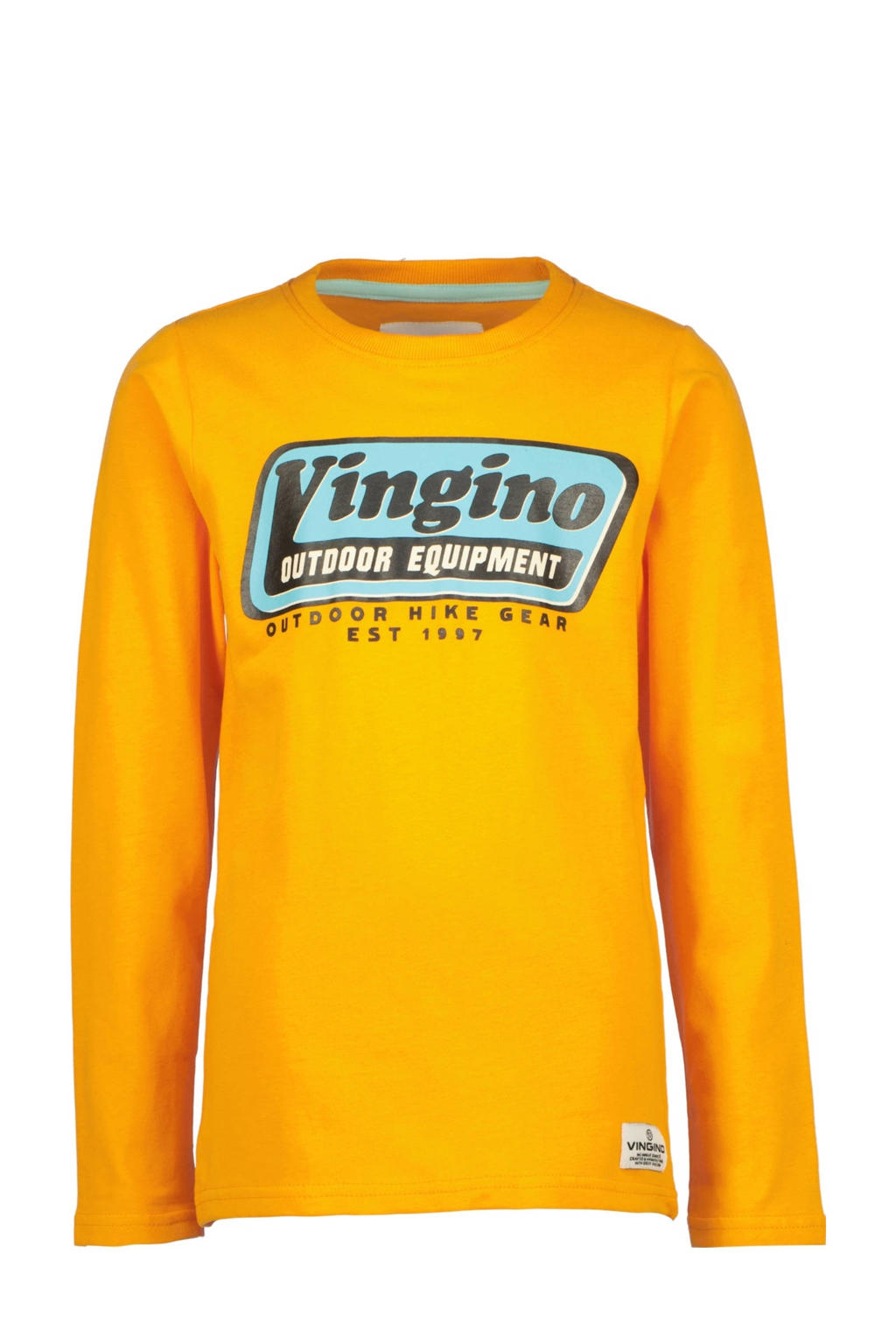 Vingino Maglietta Con Logo Classico Per Bambini E Ragazzi - Colore Army Green, Taglia 14 - T-Shirt Casual In Cotone