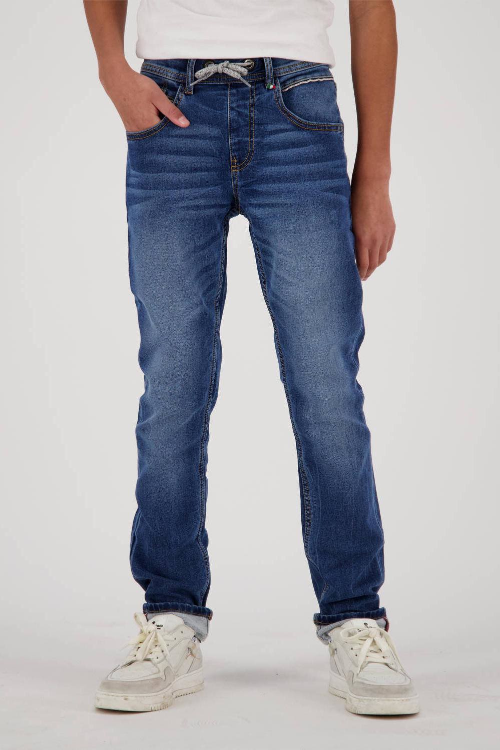 Vingino slim fit jeans Davino cruziale blue kleertjes