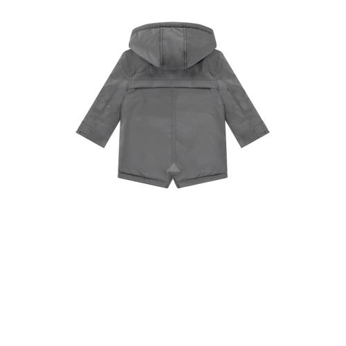 Babyface winterjas donkergrijs Jongens Polyester Capuchon 80
