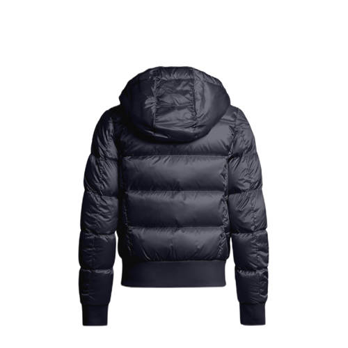 Parajumpers gewatteerde winterjas Mariah donkergrijs Meisjes Polyester Capuchon 140