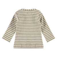 thumbnail: Babyface baby gestreepte longsleeve mosgroen/ecru