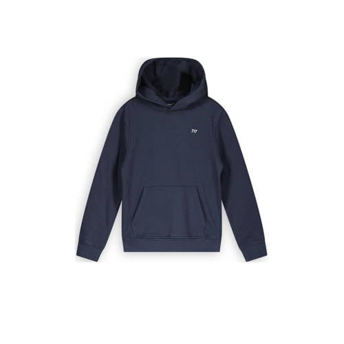 SEVENONESEVEN hoodie donkerblauw Sweater Effen