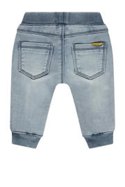 thumbnail: Blauwe jongens Babyface newborn baby regular fit jog met elastische tailleband met koord