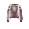 KIDS ONLY GIRL gestreepte trui KOGNEWPIUMO roest/wit