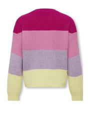 thumbnail: KIDS ONLY GIRL gestreepte trui KOGSANDY lila/multicolor