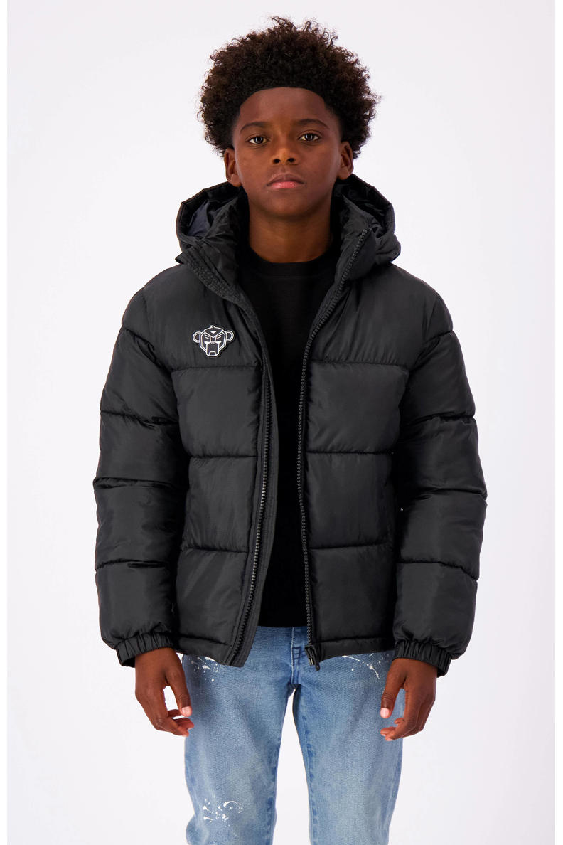 Meisjes Metallic Puffer Jacket - Glanzende Bijgesneden Winterjas Met Capuchon, Waterdicht, Winddicht, Gewatteerd, Met Zakken, 1-10 Jaar
