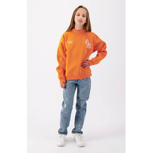 BLACK BANANAS sweater Oranje Printopdruk