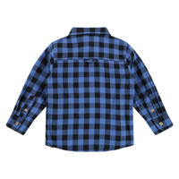 thumbnail: Babyface geruit overhemd blauw/zwart