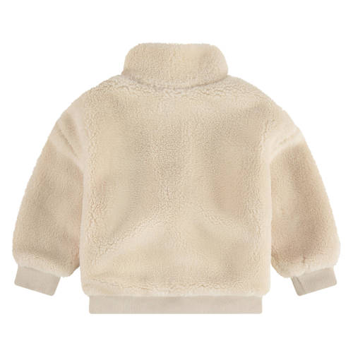 Babyface sweater met logo ecru Jongens Teddy Opstaande kraag Logo 104