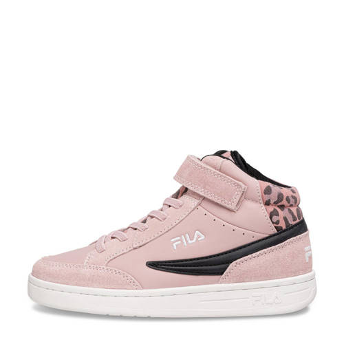 Fila Crew sneakers oudroze/zwart Multi Meisjes Polyester Dierenprint - 31